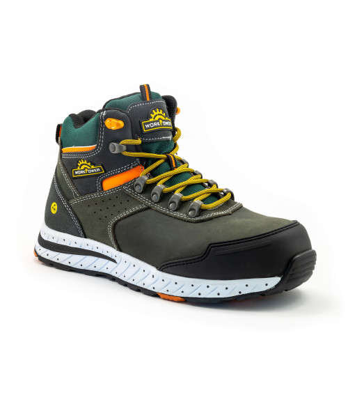 WorkPower Sicherheitsstiefel S3 Hilders dunkelgrau/orange