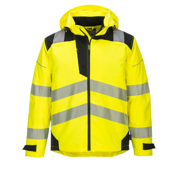 Portwest PW360 - PW3 Atmungsaktive Warnschutz Regenjacke Extreme Gelb/Schwarz