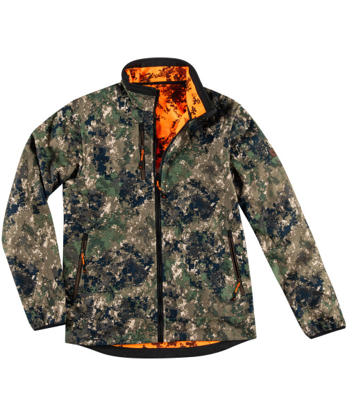 Scheibler Hunt & Nature Jagd Wendejacke Camo Herren oliv/orange