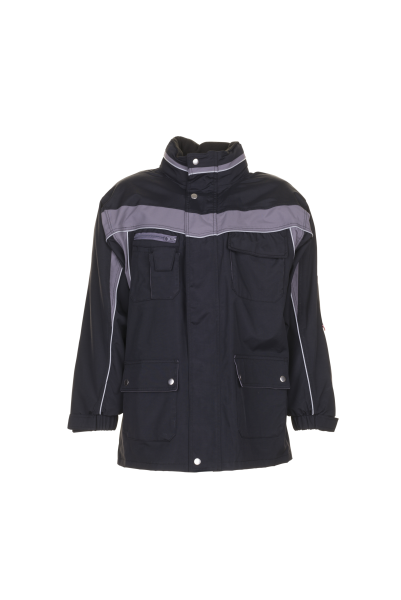 Planam Allwetterjacke Plaline schwarz/zink