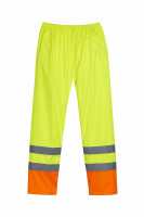 Hivi Warnschutz-Regenhose Herren hivigelb-orange -wasserdicht Hivi Warnschutz-Regenhose Herren hivigelb-orange -wasserdicht