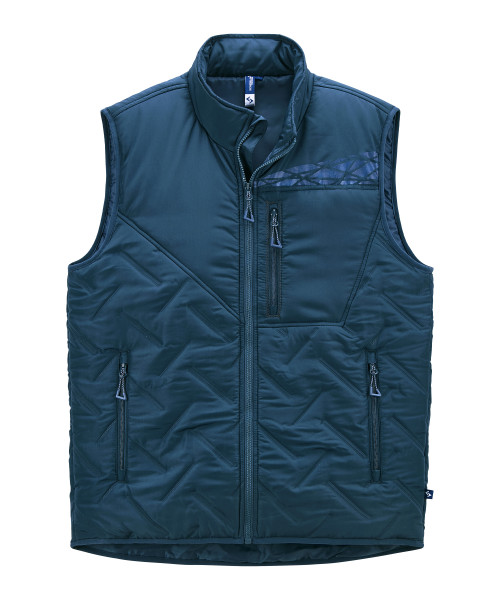 Scheibler workwear Expansible Steppweste - Arbeitsweste blau ocean