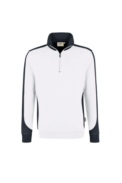 HAKRO Zip-Sweatshirt Contrast MIKRALINAR®